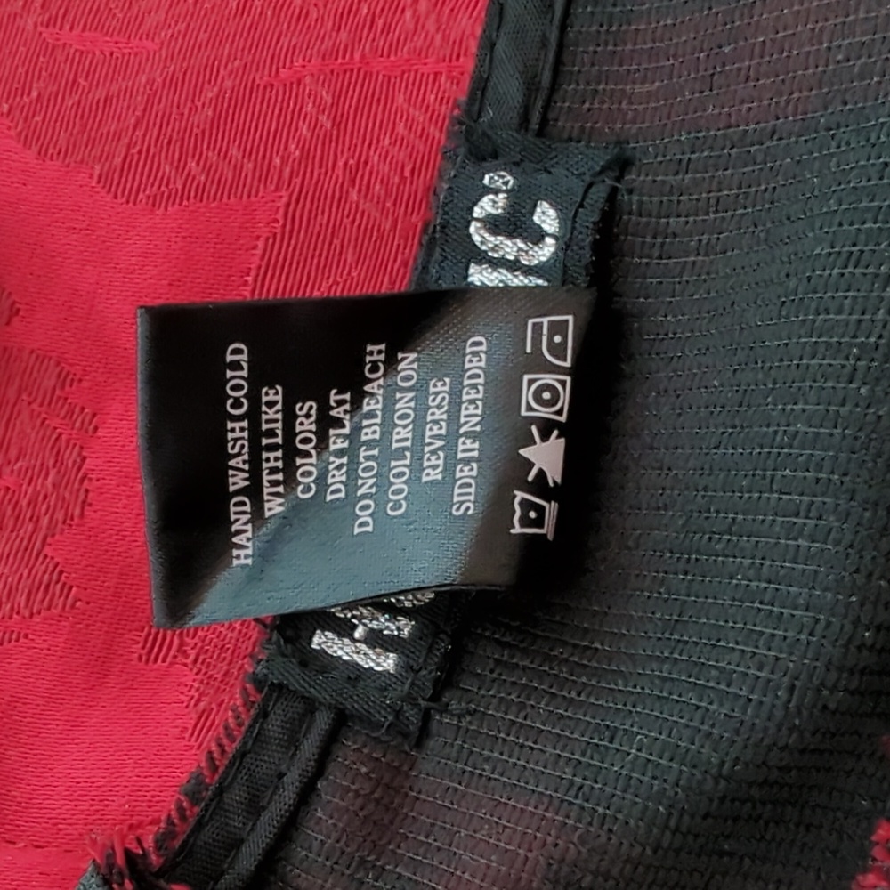 Hot Topic Red and Black Plaid Corset Dress - Picture 12 of 12